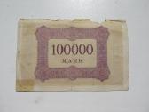 100 000 markiu , Aachen Vokietija , 1923 - nuotraukos Nr. 2