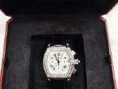 Cartier Roadster XL Chronograph 7ct deimantai