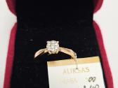 Auksinis žiedas - 223 Eur.