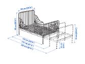 Ikea Minnen lovele su ciuziniu - nuotraukos Nr. 7