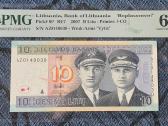 2007m.10 litų Az serija Pmg67 Pmg66 - nuotraukos Nr. 3