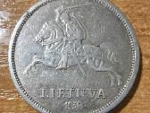 1936 metų 5 Litai Jonas Basanavičius - nuotraukos Nr. 2