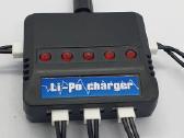 Usb Lipo kroviklis su 4 išėjimais 3,7 V baterijom - nuotraukos Nr. 2