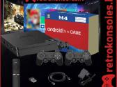 Retro žaidimų konsolė/ Android TV box M4 Game(sale
