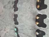 Mažų metalinių auskarų komplektas - nuotraukos Nr. 9