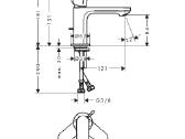 Maišytuvas Hansgrohe Format Pro 2.0 Wtm 80 (2) - nuotraukos Nr. 2