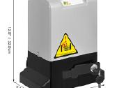 Stumdomų Vartų Automatikos Komplektas 600kg 280w - nuotraukos Nr. 6