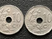10 centavų 1904,1925m. Belgija