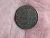 Sachsen - Meiningen 2 pfennige 1862