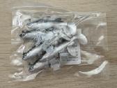 5 vnt. Spiningavimo masalų žvejybai, silver/black
