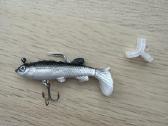 5 vnt. Spiningavimo masalų žvejybai, silver/black - nuotraukos Nr. 3