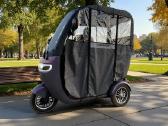 Elektrinis triratis motoroleris vezimelis su stogu - nuotraukos Nr. 6
