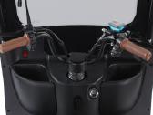 Elektrinis triratis motoroleris vezimelis su stogu - nuotraukos Nr. 10