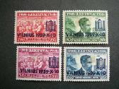 Lietuva 1939 Vilnius svarus Mlh lit433/6sk