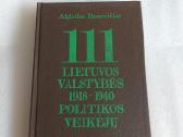 111 Lietuvos valstybės 1918-1940 politikos veikėjų