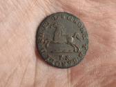 Brunswick Wolfenbuttel 1 pfenning 1816 - nuotraukos Nr. 2