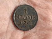 Brunswick - Wolfenbuttel 1 pfennig 1856