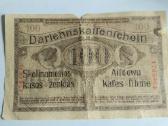 Rytų skolinamosios kasos ženklas. 100 Ostmark