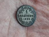 Bavarija 1 kreuzer 1869 sidabras