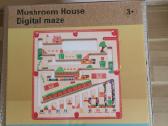Montessori medinis spalvų ir skaičių labirintas