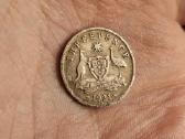 Australija 3 pencai 1921 sidabras