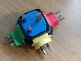 220 v įvairių šalių elektros Rozetės adapteris - nuotraukos Nr. 2