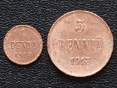 1ir 5 pennia 1913m. Suomija