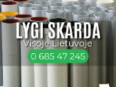 Lygi spalvota skarda rulonais - blizgi arba matinė