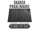 Profiliuota skarda pakalimams, stogo pakalimai