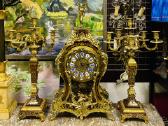 Antikvarinis "Charle Boulle" stiliaus laikrodis
