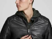 Jack & Jones dirbtinės odos striukė Rocky - nuotraukos Nr. 5