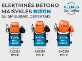 Elektrinės betono maišyklės Bizon Išpardavimas