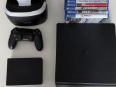 Sony Playstation 4 Slim 500 GB su Vr ir zaidimais
