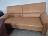 Kokybiška, pilnai natūralios odos sofa - nuotraukos Nr. 4
