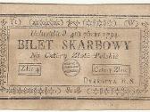 4 zlotai 1794 LDK banknotas