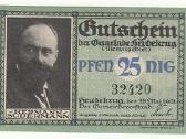 25 fenigiai 1921 Šilutė