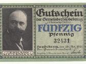 50 fenigių 1921 Šilutė