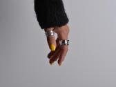 Sidabrinis ziedas - Silver plated Adjustable Rings