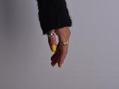 Sidabrinis ziedas - Silver plated Adjustable Rings - nuotraukos Nr. 3