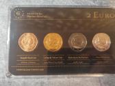 2 eurų rinkinys, padengtos tauriaisiais metalais - nuotraukos Nr. 2