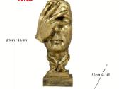 Meniškos skulptūros - Nematau, Negirdžiu, Nekalbu - nuotraukos Nr. 21