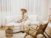 Balta moderni sofa - nuotraukos Nr. 3