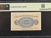 5 centai 1922 m. Serija M Pmg55 - nuotraukos Nr. 2