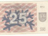 25 talonai 1991 be užrašo