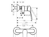Hansgrohe Logis E dušo maišytuvas - nuotraukos Nr. 4