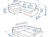 Dovanojama Kampinė sofa lova Ikea Friheten - nuotraukos Nr. 3