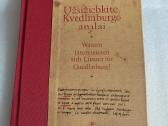 Užsižiebkite, Kvedlinburgo analai