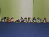 4. Kinder siurprizo kolekcines figureles pingvinai