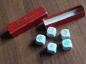 Poker dice / Pokerio kauliukų rinkinis ,karo metų - nuotraukos Nr. 2