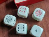 Poker dice / Pokerio kauliukų rinkinis ,karo metų - nuotraukos Nr. 8